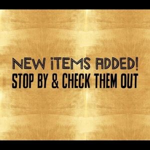New Items Listed!